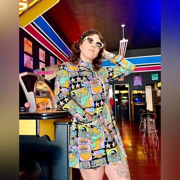 NooWorks Art Teacher Tunic in Dreyfus, 2X - Picture 1 of 6